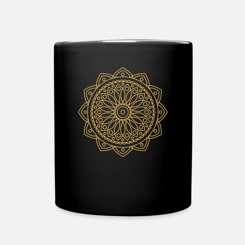Mandala - Mug uni - noir