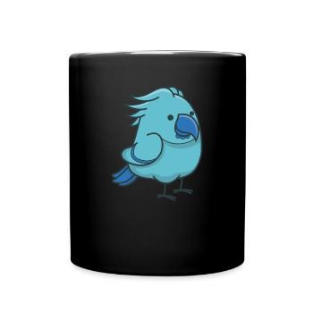 Perroquet Animal Cadeau Oiseau Cockatiel - Mug uni - noir - Devant
