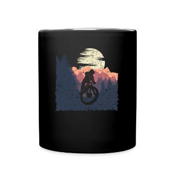 Cadeau de vélo de vélo de vélo de descente - Mug uni - noir - Devant