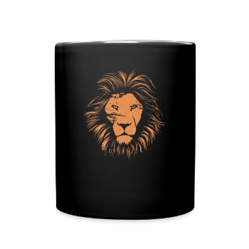 lion's head - Full Colour Mug - black - Front
