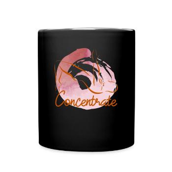 Pilates - Mug uni - noir - Devant