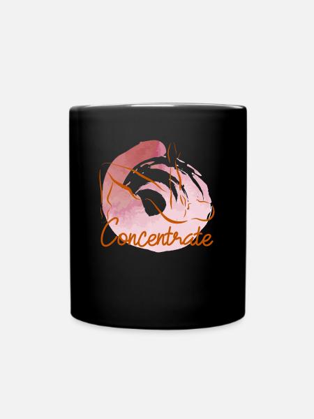 Pilates - Tasse einfarbig - Schwarz