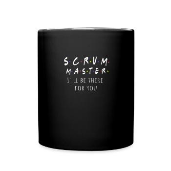 Bester Spaß Scrum Master Projektmanager Freunde - Tasse einfarbig - Schwarz - Vorne
