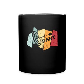Fléchettes Rétro Joueurs Cadeau Fléchettes Fléchettes Fléchettes - Mug uni - noir - Devant