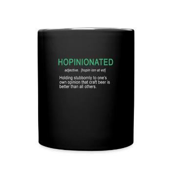 Fantastisches hopinioniertes Design für IPA & Craft Beer - Tasse einfarbig - Schwarz - Vorne