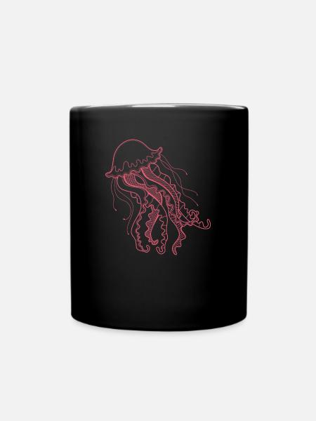 méduse - Mug uni - noir