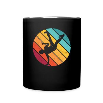 Breakdance Breakdancer musique hip hop cadeau danse - Mug uni - noir - Devant