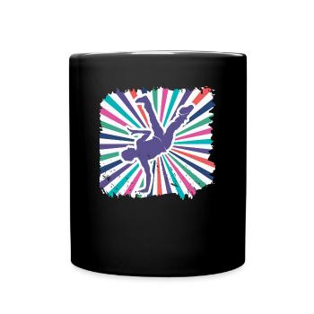 Breakdancing - Full Colour Mug - black - Front