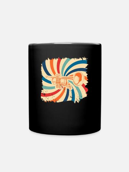 Trompette Gift Orchestra Instrument Music Band - Mug uni - noir