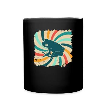 frog - Full Colour Mug - black - Front
