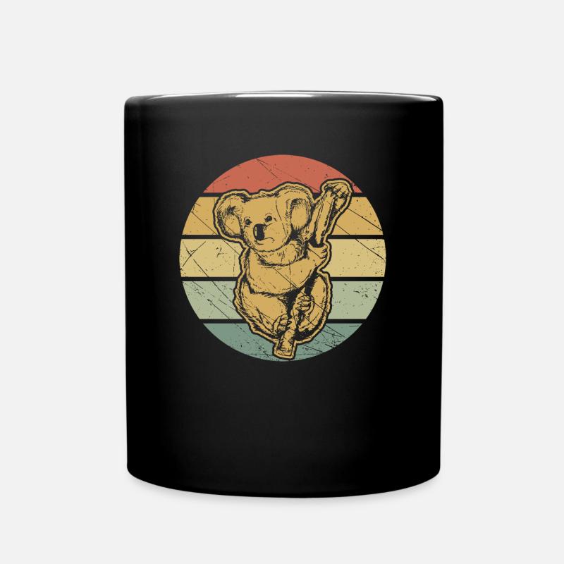 Koala bear - Full Colour Mug - black