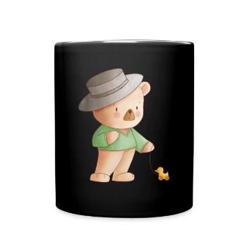 Bear Family Mother Baby T-Shirt - Full Colour Mug - black - Front