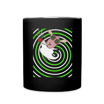 Stoner Sheep - Full Colour Mug - black - Front