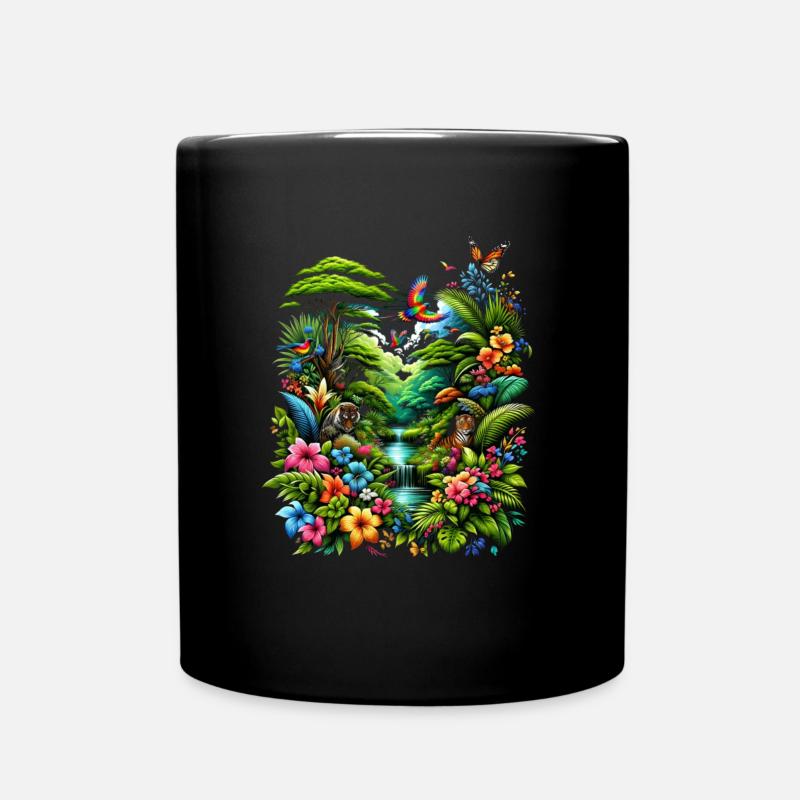 Nature luxuriante - Mug uni - noir
