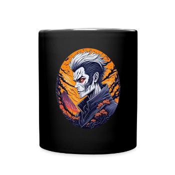 Gruseliges Halloween-party-kostüm Vampir - Tasse einfarbig - Schwarz - Vorne