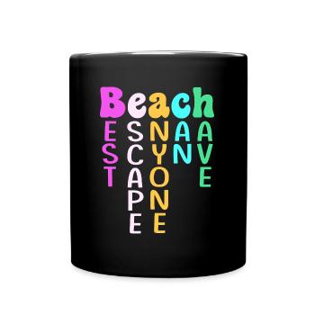 Croisière Croisière - Mug uni - noir - Devant