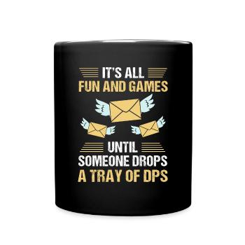 Post Postmark Postman - Full Colour Mug - black - Front