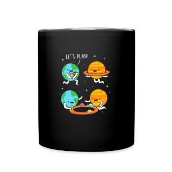 Espace Planètes Univers Espace - Mug uni - noir - Devant