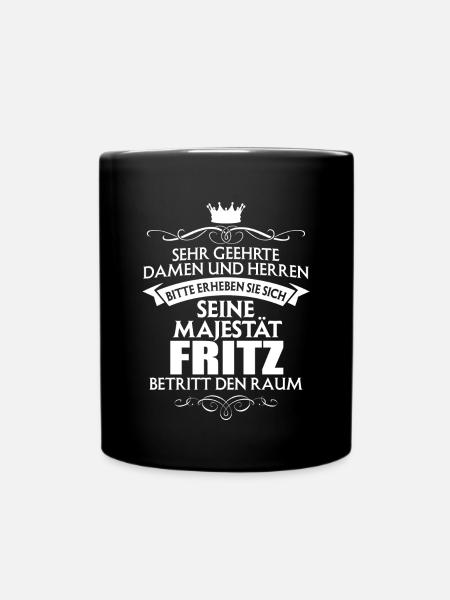 FRITZ - Majestät - Tasse einfarbig - Schwarz