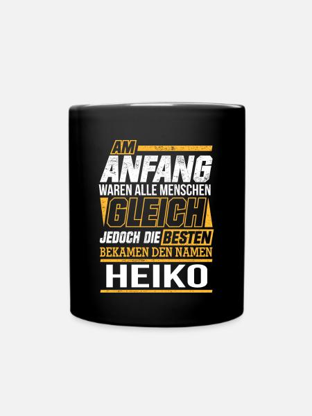 HEIKO - Die Besten - Tasse einfarbig - Schwarz