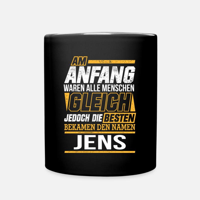 JENS - Die Besten - Tasse einfarbig - Schwarz