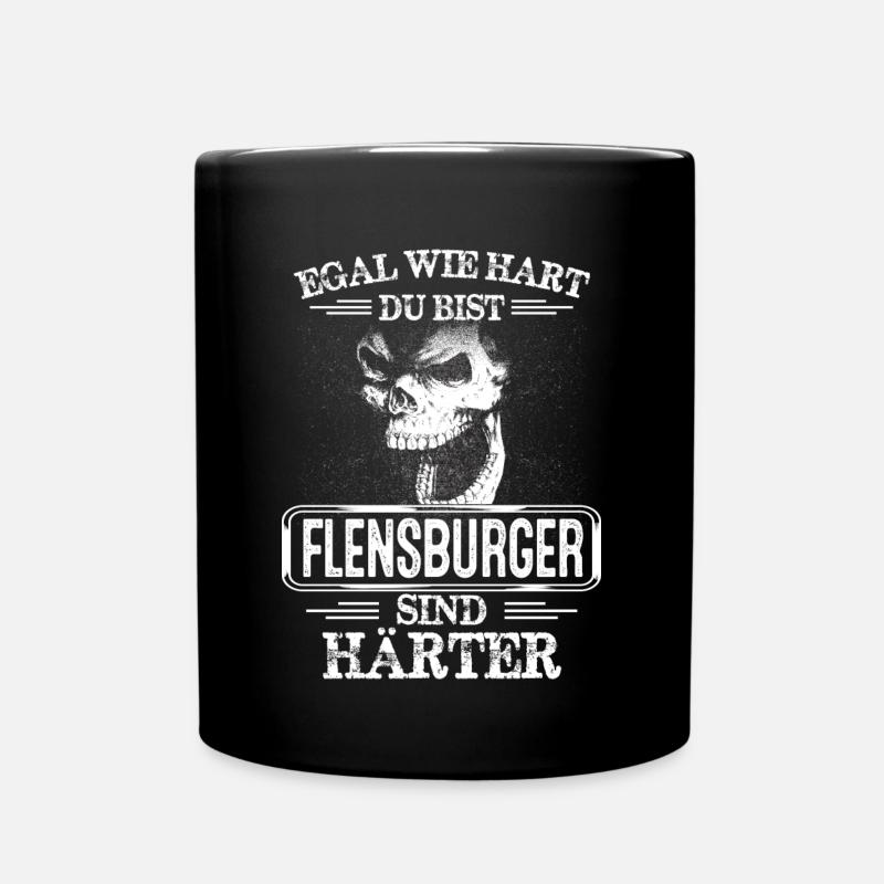 FLENSBURGER -sind härter - Tasse einfarbig - Schwarz