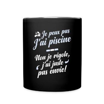 Je peux pas ultime - Mug uni - noir - Devant