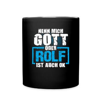 ROLF - ok - Tasse einfarbig - Schwarz - Vorne