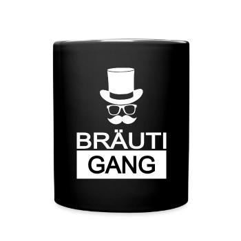 Junggesellenabschied - Tasse einfarbig - Schwarz - Vorne