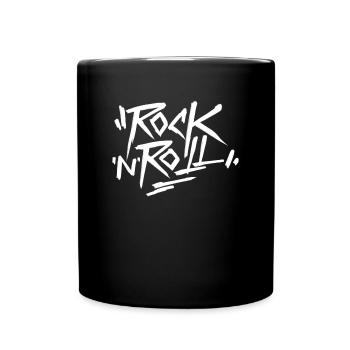Rock N Roll - Full Colour Mug - black - Front