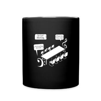Classical Music Gift Idea - Full Colour Mug - black - Front