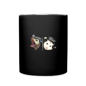 Opossum | Gift idea for opossum fans - Full Colour Mug - black - Front