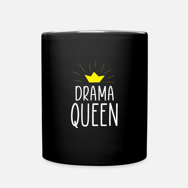 Drama Queen | Cadeau pour la reine - Mug uni - noir