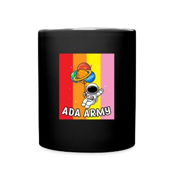 Cardano to the Moon | ADA Army - Full Colour Mug - black - Front