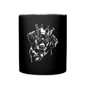 NOVA SCOTIA DUCK TOLLING RETRIEVER Krone Wilsigns - Mug uni - noir - Devant