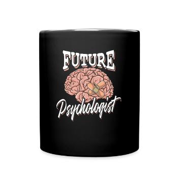 Futur psychologue - Thérapie Psychologie Cerveau - Mug uni - noir - Devant