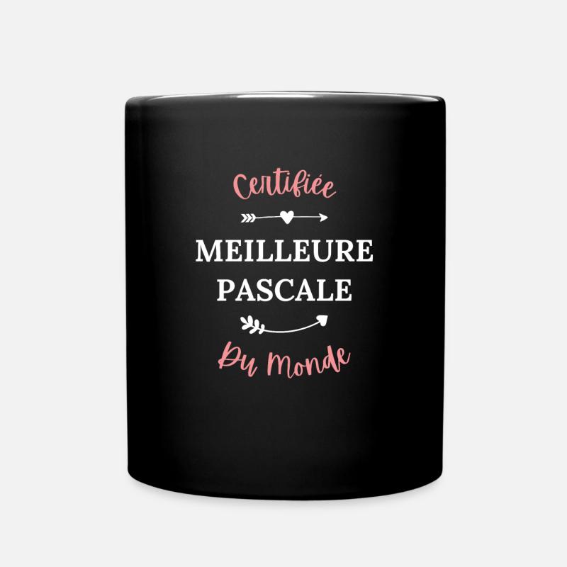 Certifiée meilleure pascale du monde - Mug uni - noir