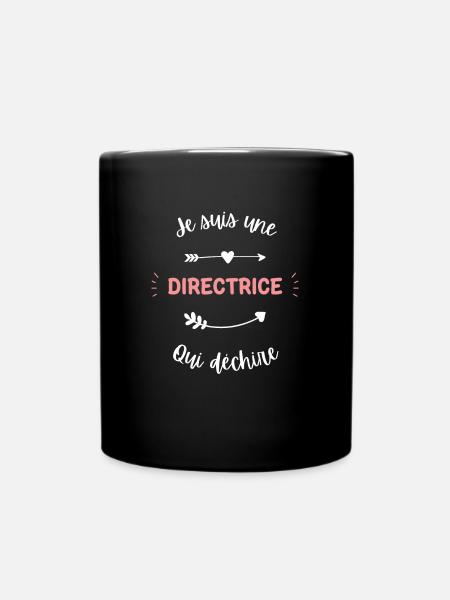 Je suis une directrice qui déchire - Mug uni - noir