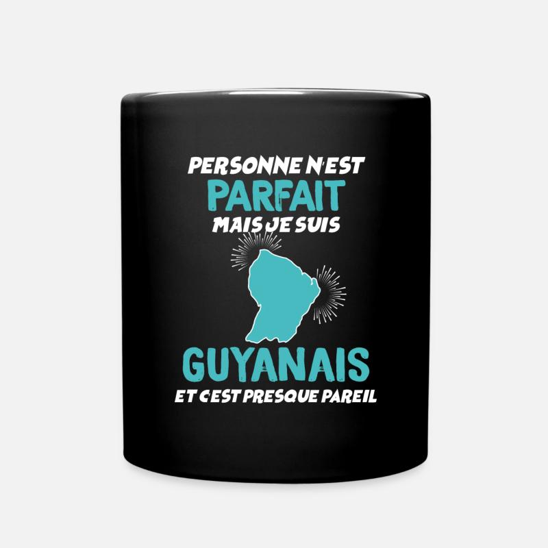 Le Guyanais Parfait Citation Drôle Guyane - Mug uni - noir