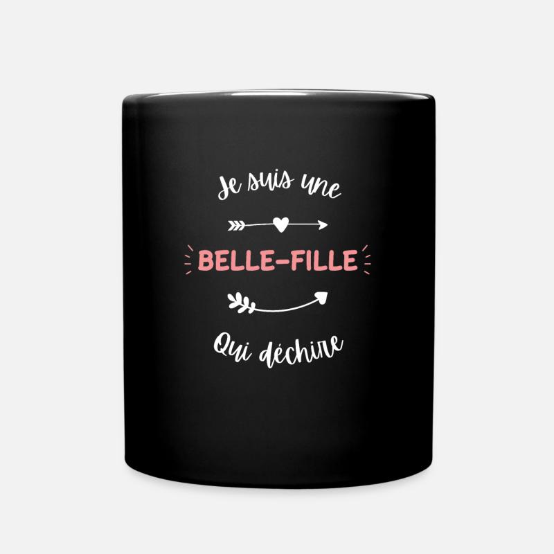 Je suis une belle fille qui déchire - Mug uni - noir