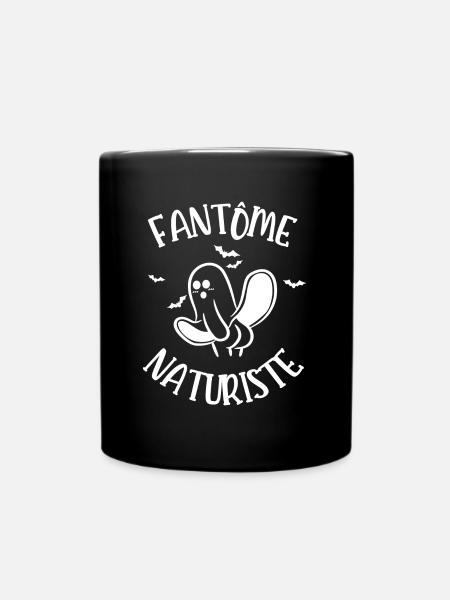 fantôme naturiste - Mug uni - noir