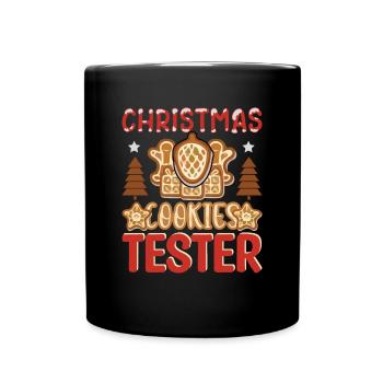 Christmas Cookie Tester - Full Colour Mug - black - Front