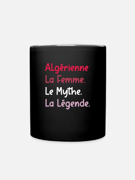 La femme le mythe la légende Algérienne - Mug uni - noir