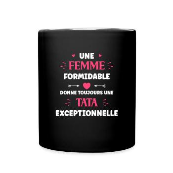 Future tata - Mug uni - noir - Devant