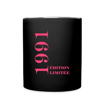Edition limitée 1991 - Mug uni - noir - Devant