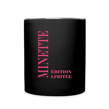minette - Mug uni - noir - Devant