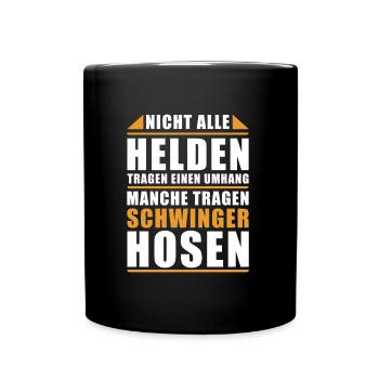 Manche tragen Schwingerhosen - Tasse einfarbig - Schwarz - Vorne