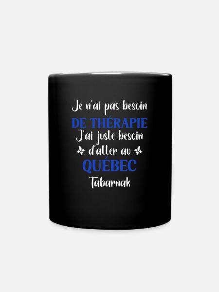 J'me barre au quebec - Mug uni - noir