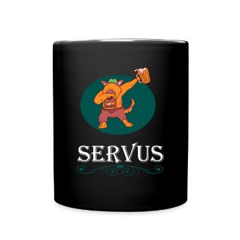 Tracht Bayrisch Trachten Bayern Ersatz Bär Tirol - Full Colour Mug - black - Front