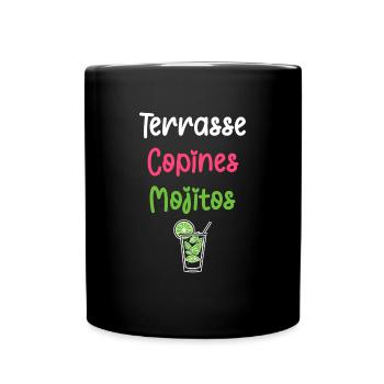 Mojito copine - Mug uni - noir - Devant